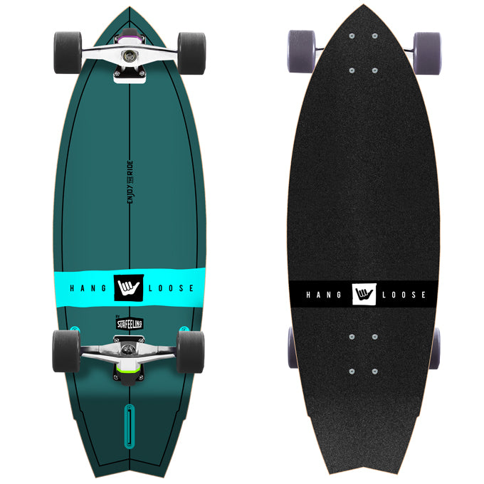 Surfeeling USA Blowfish Surfboard Series Skateboard