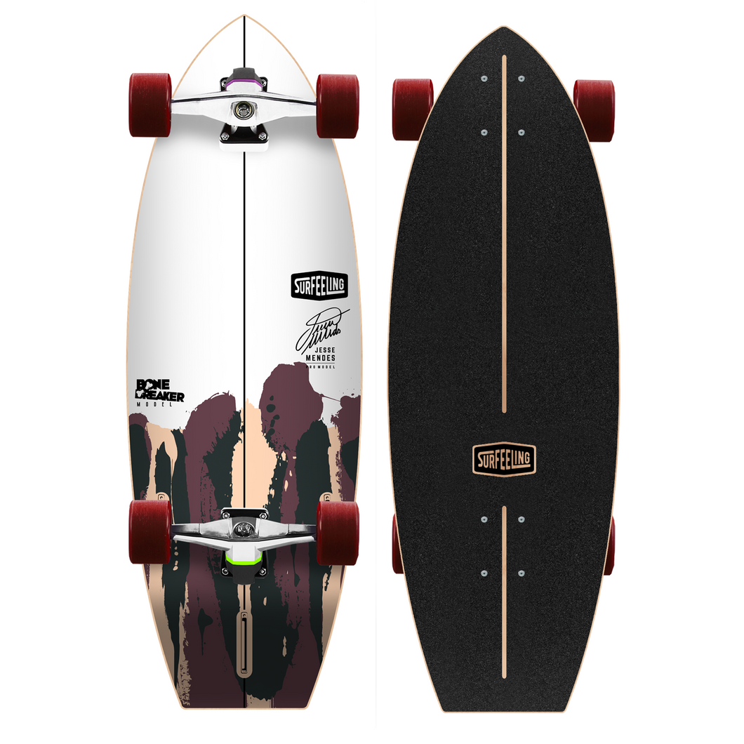 Surfeeling Jesse Mendes Bone Breaker Signature Series Surfstyle Surfskate Street Skateboard