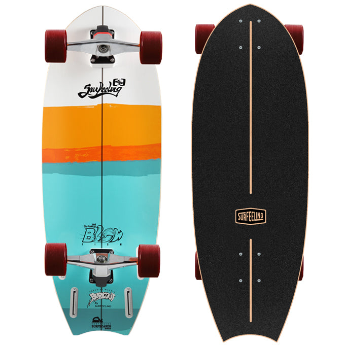 Surfeeling USA Blowfish Surfboard Series Skateboard